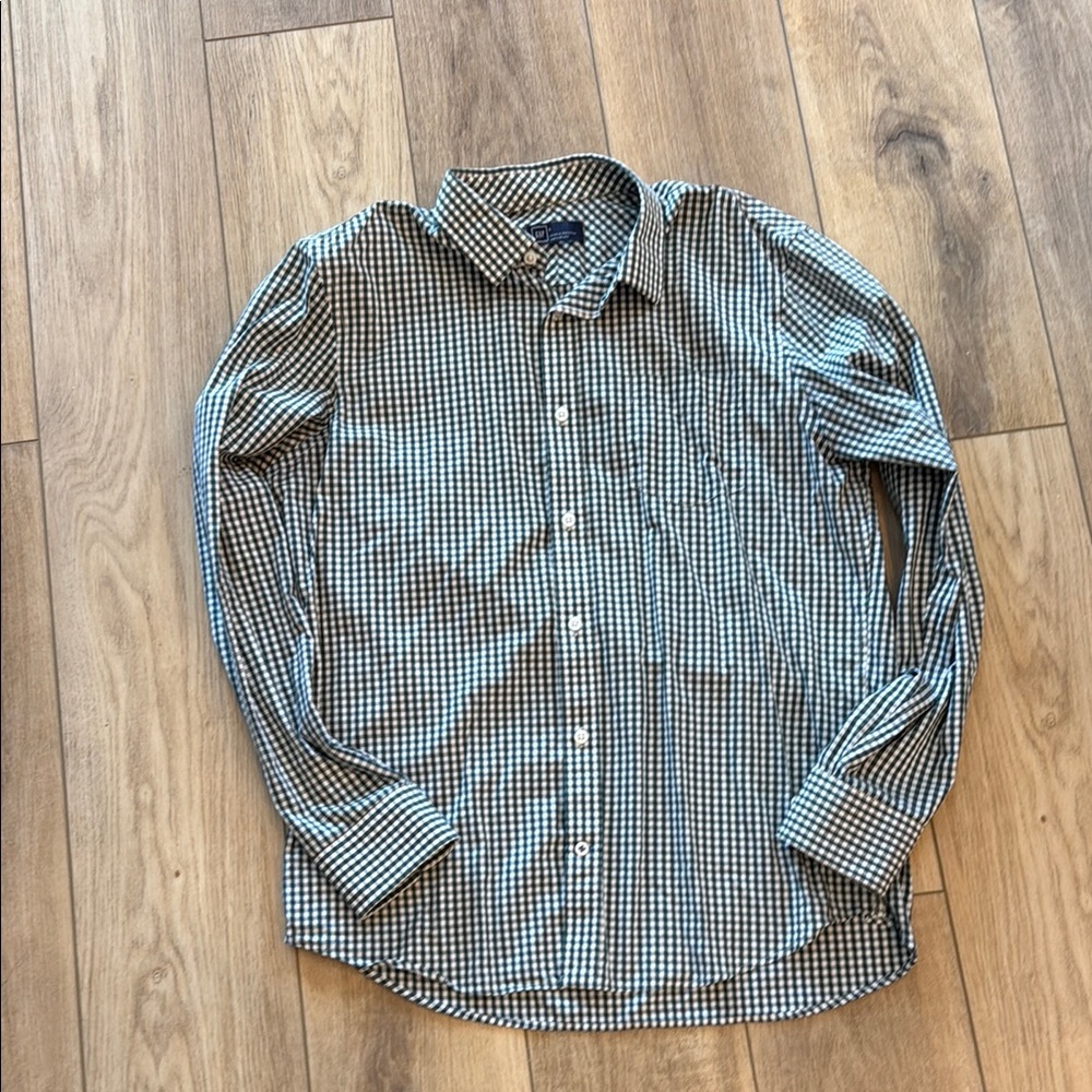 Men's Green Checkered Shirt